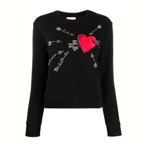 Valentino/華倫天奴 19年秋冬 套頭 女性 打底衫 印花 女士針織衫/毛衣 SR3MF01K#4FR#0NO