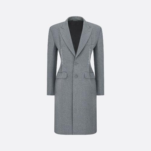  DIOR迪奧 22年秋冬 男士 大衣 Manteau Bar croise 243C35_5635_C830