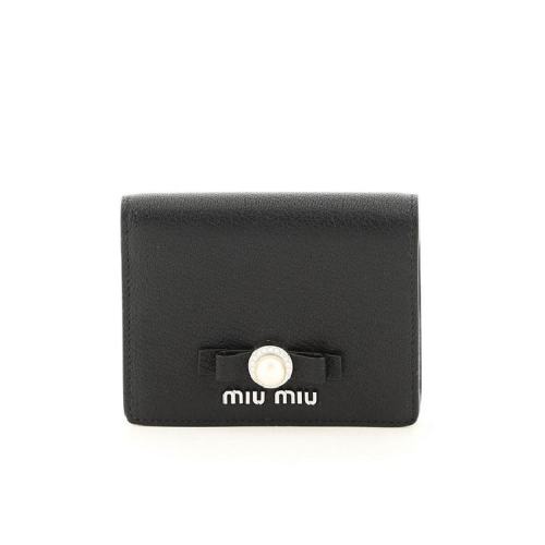  Miu Miu/繆繆 女士黑色時(shí)尚休閑錢包 5MV204 2F3R F0002 PLSX