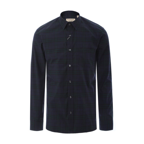 BURBERRY/博柏利 burberry服裝 巴寶莉 純棉 襯衣 格紋 男裝 男士長袖襯衫40663931