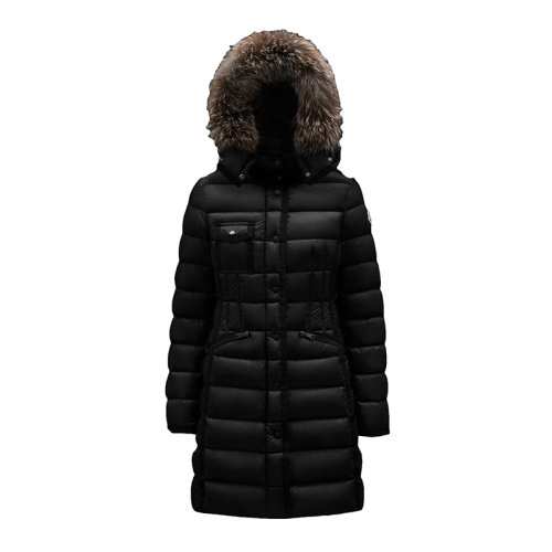 Moncler/蒙克萊  Hermifur系列 女士黑色超輕尼龍羽絨服H20931C5160153048999