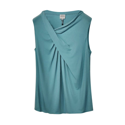 ARMANI COLLEZIONI/阿瑪尼卡爾茲 女士 夏季 無(wú)袖 上衣NMH55J NMVQJ 718