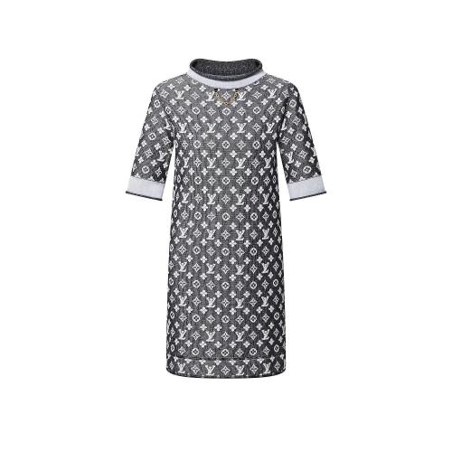  LV路易威登 22年秋冬 女士 連衣裙 提花針織連衣裙 1AAYT8 1AAYTA 1AAYTB 1AAYT9 1AAYTC