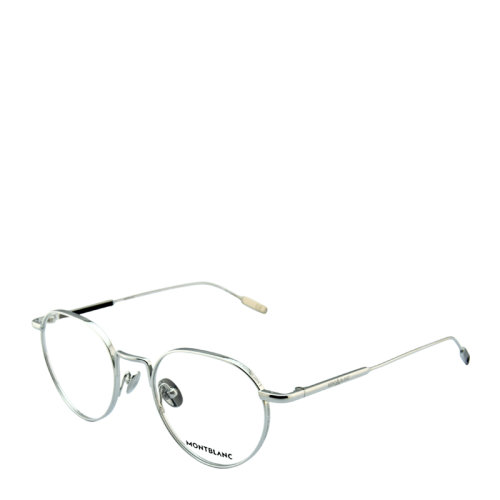 MontBlanc/萬寶龍 高端 簡約 復古 純鈦 超輕 男女款 光學鏡架 圓形 全框 近視 平光 眼鏡框 眼鏡架 眼鏡 MB0079O 49mm MontBlanc 萬寶龍