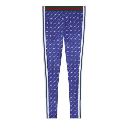  GUCCI古馳 22年秋冬 男士 adidas x Gucci聯(lián)名系列萊卡運(yùn)動長褲 691776 XJELV 4759