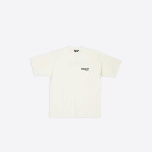  BALENCIAGA巴黎世家 22年春夏 男士 短袖T恤 POLITICAL CAMPAIGN廓形T恤 641675TKVJ18962