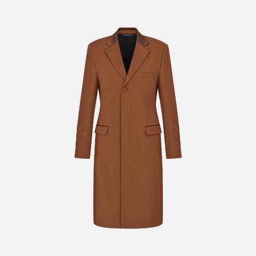  DIOR迪奧 22年春夏 男士 大衣 Manteau a detail sur les manches 283C354A5180_C181