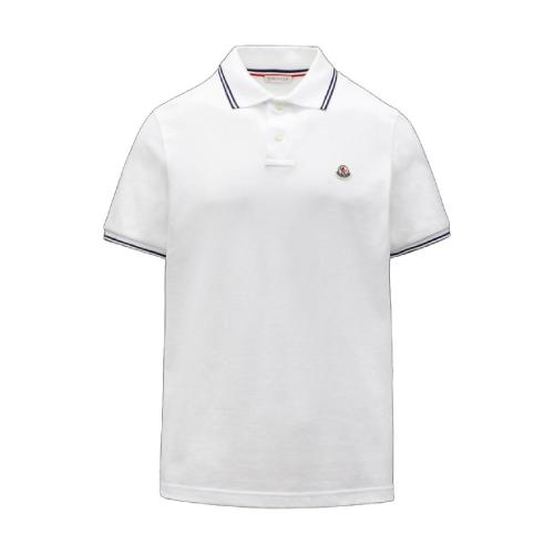  MONCLER蒙可蒙克萊 22年秋冬 男士 短袖Polo Polo with stripe detail G10918A7060084556001 預(yù)定商品1-3周發(fā)貨
