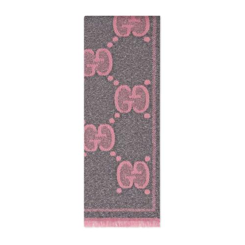  GUCCI古馳 22年秋冬 女士 GG羊毛提花圍巾 598993 3GC15 1272