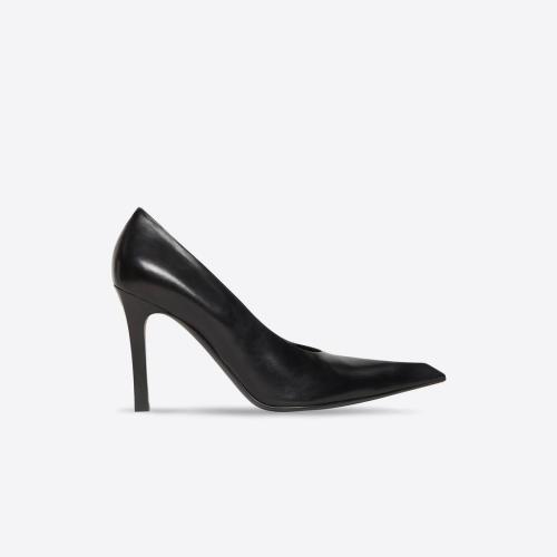  BALENCIAGA巴黎世家 22年秋冬 女士 高跟涼鞋 Womens Odeon 100mm Pump in Black 694840WBC911