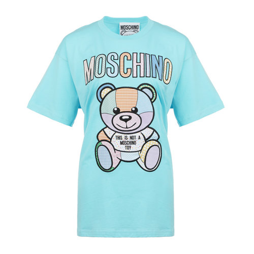 MOSCHINO/莫斯奇諾22春夏女士短袖T恤 V070704412