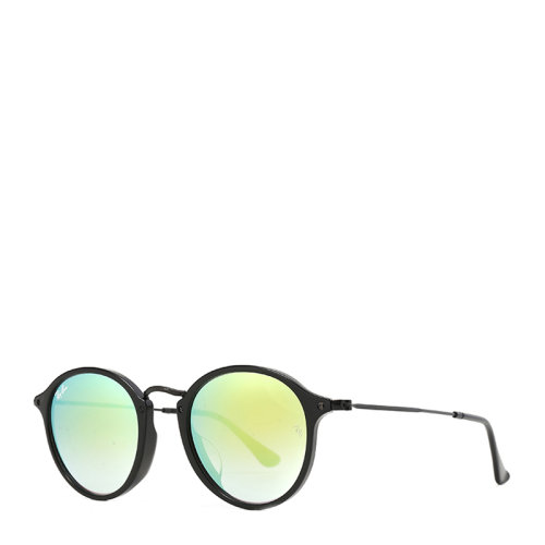 【SALE】Ray-Ban/雷朋 復(fù)古輕架圓框男女款太陽鏡炫彩反光鏡片墨鏡眼鏡 RB2447F 52mm RayBan 雷朋