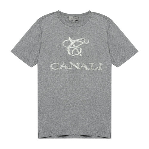 CANALI/康納利 灰色 男士短袖T恤 MJ00888-T0003-250 20年春夏