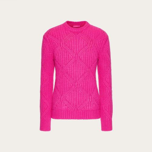  VALENTINO華倫天奴 22年秋冬 男士 針織衫 PULL RAS-DU-COU EN LAINE a MOTIF GéOMéTRIQUE 1