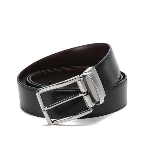 Longchamp/瓏驤【22春夏新款】男士DELTA BOX系列牛皮可裁剪針扣式雙面皮帶腰帶3.5cm 7705 022