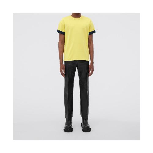  BV葆蝶家 22年秋冬 男士 短袖T恤 t-shirt en jersey de coton a double couche 661788V16E074