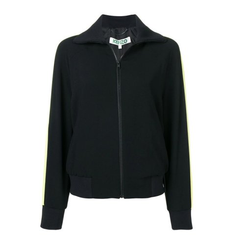  KENZO/高田賢三 女士黑色醋酯纖維夾克 F952BL091 5AC 99 PLFSX