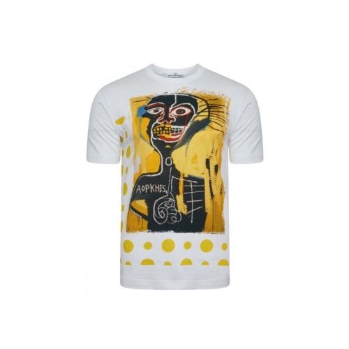 Comme des Garcons/川久保玲  經(jīng)典涂鴉圓領(lǐng)套頭短袖T恤W26102 Col. 1