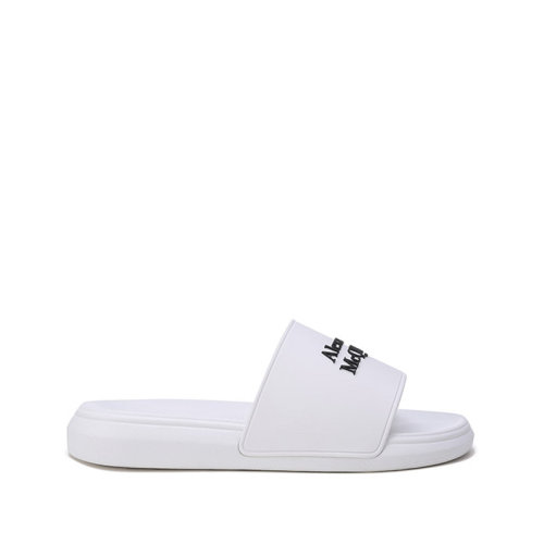 Alexander McQueen/亞歷山大麥昆【22春夏新款】男士橡膠拖鞋涼拖 663564 W4RF0