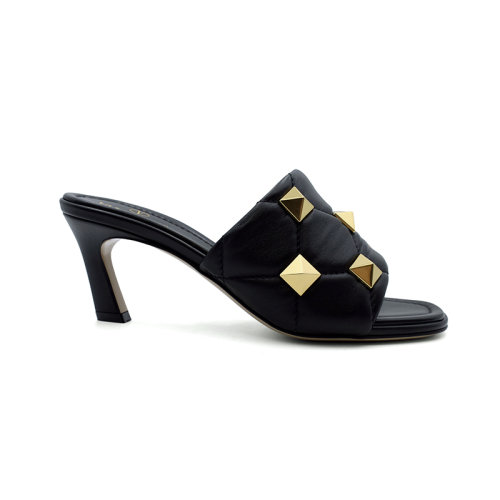 Valentino/華倫天奴  女鞋女士黑色簡(jiǎn)約高跟鞋  VW2S0BK3ZCG 0NO