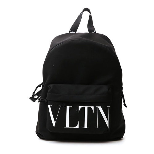 Valentino/華倫天奴  男包 時(shí)尚 VLTN字母 男士黑色尼龍雙肩包 UY2B0994YHS 0NI HKY015678