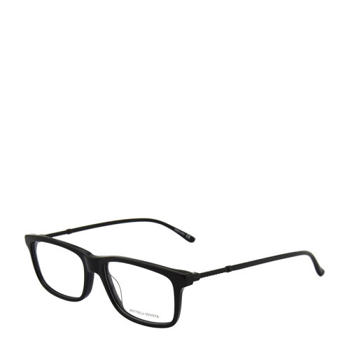 Bottega Veneta/葆蝶家 BV 男士黑色板材鏡框平光鏡近視眼鏡 BV0135O-001