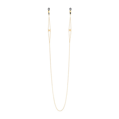 CELINE/賽琳 22新款 TRIOMPHE系列 女士塑料配金色金屬太陽(yáng)鏡鏈460CF6ECP.35OR