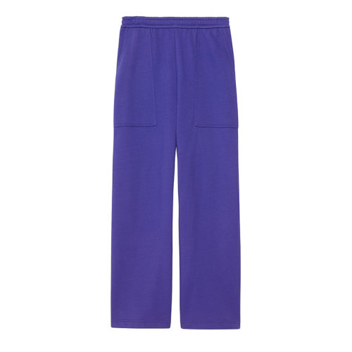 GUCCI/古馳 22年秋冬新款 Lovelight系列 男士藍(lán)色純棉毛氈面料花束刺繡慢跑長(zhǎng)褲運(yùn)動(dòng)褲708671XJERZ4330