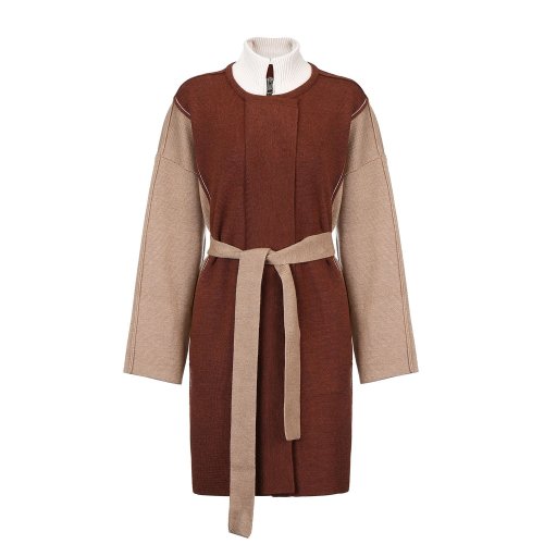 CHLOE 棕色 女士長款大衣 C18AMM01 棕色 法碼34