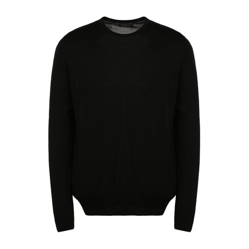 PRADA/普拉達(dá)時(shí)尚簡(jiǎn)約羊毛男士針織衫/毛衣UMM984C5W