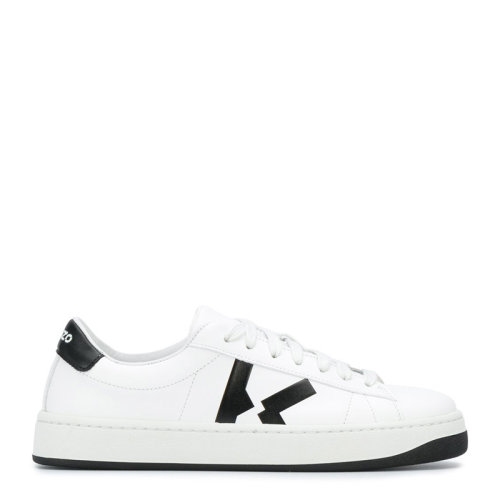 Kenzo 高田賢三 白色系帶女士休閑運動鞋小白鞋女鞋