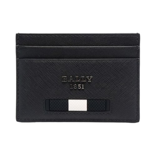  BALLY/巴利 男士黑色皮革錢包卡包零錢包 6238946 PLSX