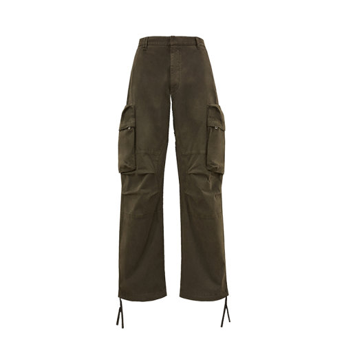 Moncler/蒙克萊 22年秋冬新款 男士海松色彈力棉質(zhì)華達(dá)呢工裝褲H20912A0002659691828