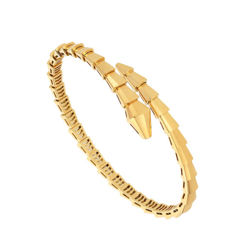 BVLGARI/寶格麗 22新款SERPENTI Viper系列 18K金黃金幾何風(fēng)格手鐲359415