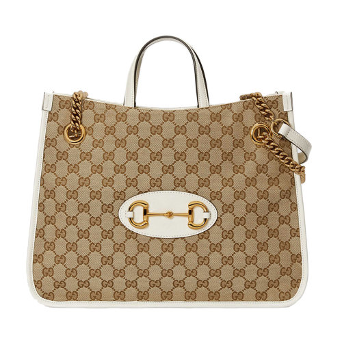 GUCCI/古馳 女包 馬銜扣中號(hào)手提包斜挎包621144 GY5OG 9761