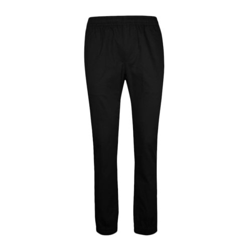 VERSACE/范思哲 男士黑色棉質(zhì)經(jīng)典字母徽標(biāo)印花圖案休閑褲運(yùn)動(dòng)褲長(zhǎng)褲男褲 A86096-A226391-A1008