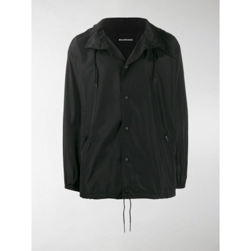  Balenciaga/巴黎世家 男士黑色滌綸夾克 584023 TYD36 1000 PLFSX
