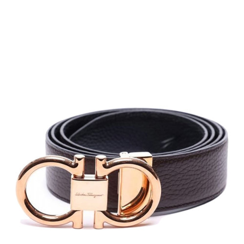 Salvatore Ferragamo/菲拉格慕  男士牛皮板扣式雙面皮帶腰帶皮帶 67-9938多色可選