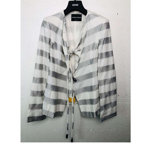 Emporio Armani/安普里奧阿瑪尼 白色條紋上衣 R2G21T R2114 016