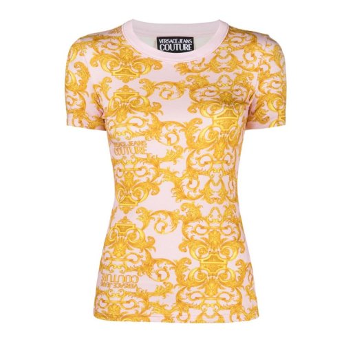  VERSACE JEANS COUTURE 女士印花棉質(zhì)短袖T恤 B2HWA708 S0155 402 PLFSX