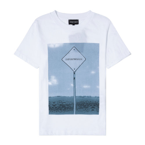 Emporio Armani/安普里奧阿瑪尼 白色 女士短袖T恤 3K2T8A-2J53Z-0100