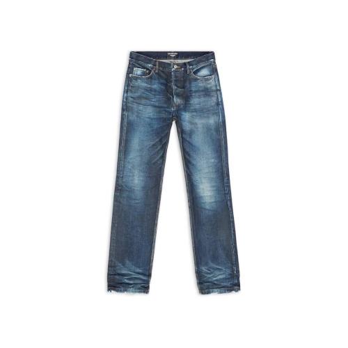  BALENCIAGA巴黎世家 22年秋冬 男士 牛仔褲 NORMAL FIT TROUSERS 681707TDW144443