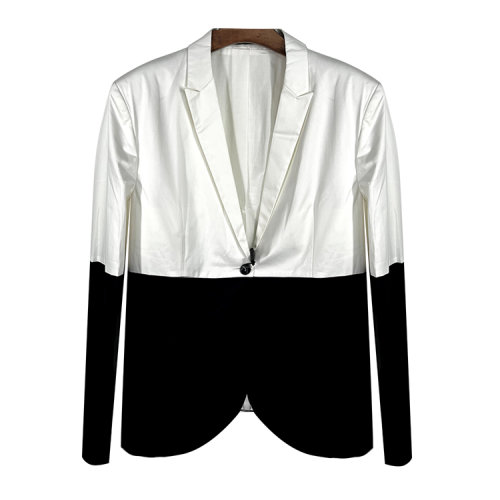 Emporio Armani/安普里奧阿瑪尼拼色男士西服上衣  R1G660R1008100  瑕疵折扣