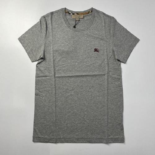  BURBERRY/博柏利 男士灰色棉質(zhì)短袖T恤 80277411