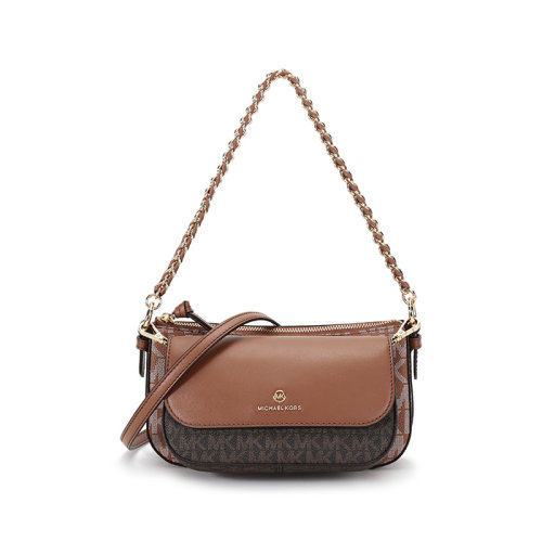 Michael Kors/邁克·科爾斯  MK女包中號JET SET CHARM系列人造革手提單肩斜挎包腋下包 32S1GT9C6B