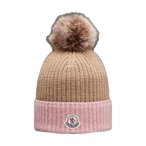  MONCLER蒙可蒙克萊 22年秋冬 女士 帽子 Beanie with Pom-Pom H20933B00024M1127246
