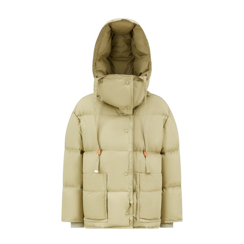 Moncler/蒙克萊 22年秋冬新款 Sandy系列 女士草綠色短款羽絨服H20941A00006M2003819
