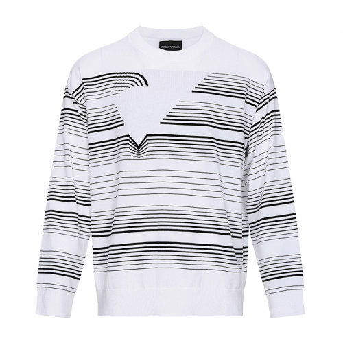 Emporio Armani/安普里奧阿瑪尼 男士針織衫/毛衣 男士棉質(zhì)圓領(lǐng)長(zhǎng)袖針織衫 3Z1MYD 1MRTZ