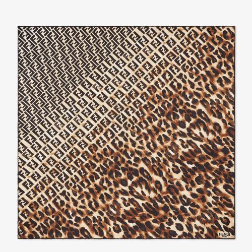  FENDI芬迪 22年秋冬 女士 圍巾 FF SPLASH圍巾 FXT091A6DLF15SH