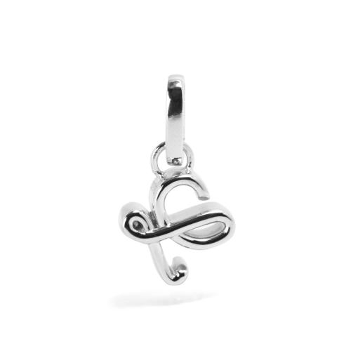  LOEWE羅意威 22年秋冬 女士 掛飾 L charm in sterling silver J621241X06-9330